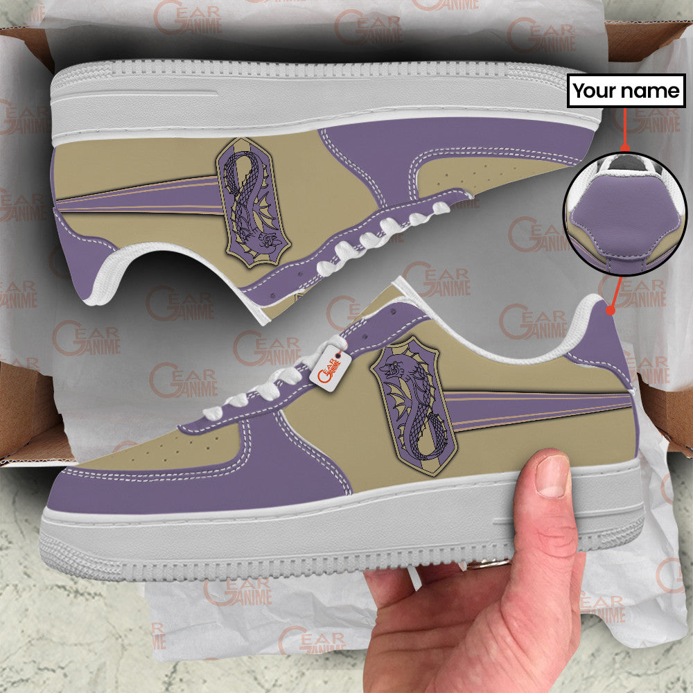 Purple Orca Personalized Low-Top Sneakers