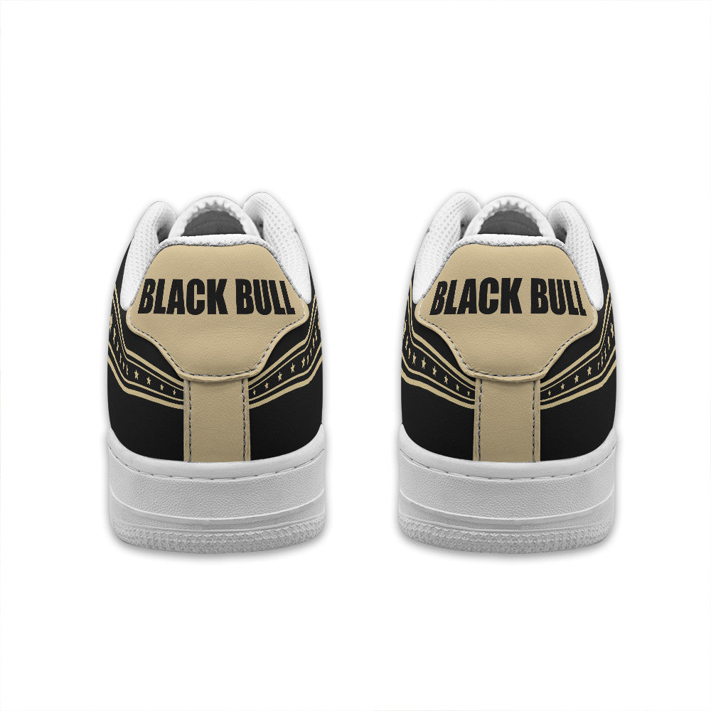 Black Black Bull Personalized Low-Top Sneakers