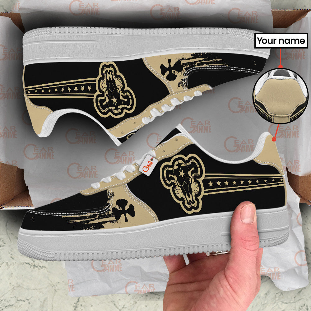 Black Black Bull Personalized Low-Top Sneakers