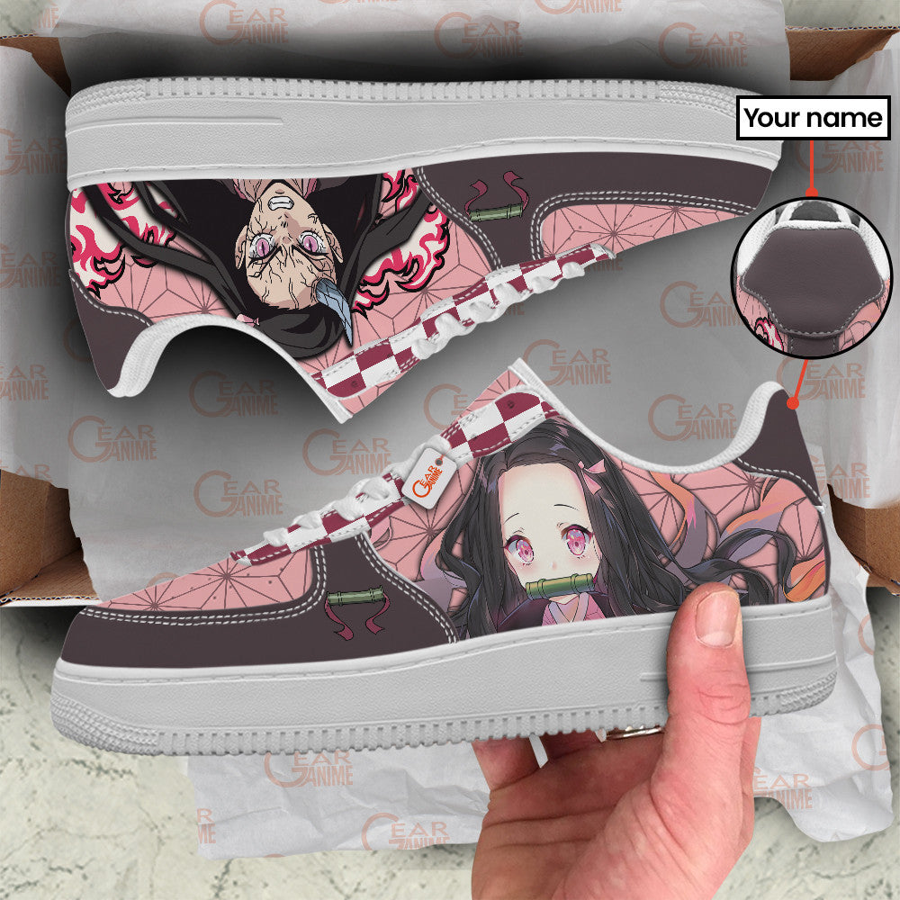 Nezuko Kamado Personalized Low-Top Sneakers
