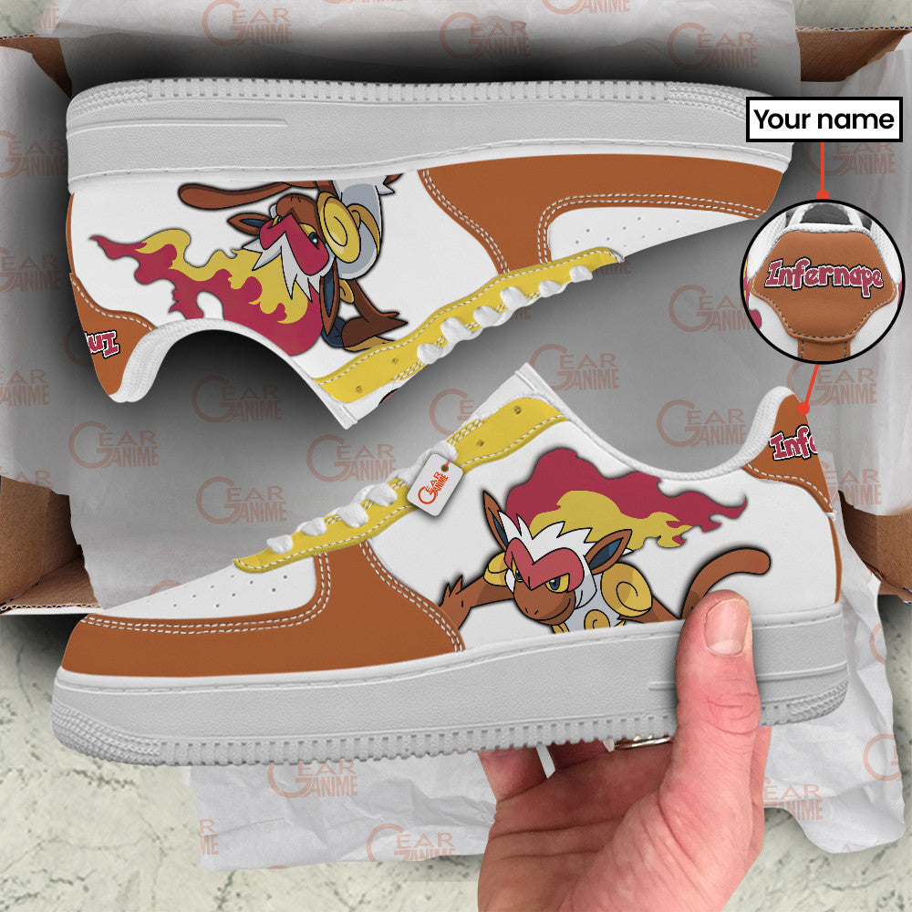 Infernape Personalized Low-Top Sneakers