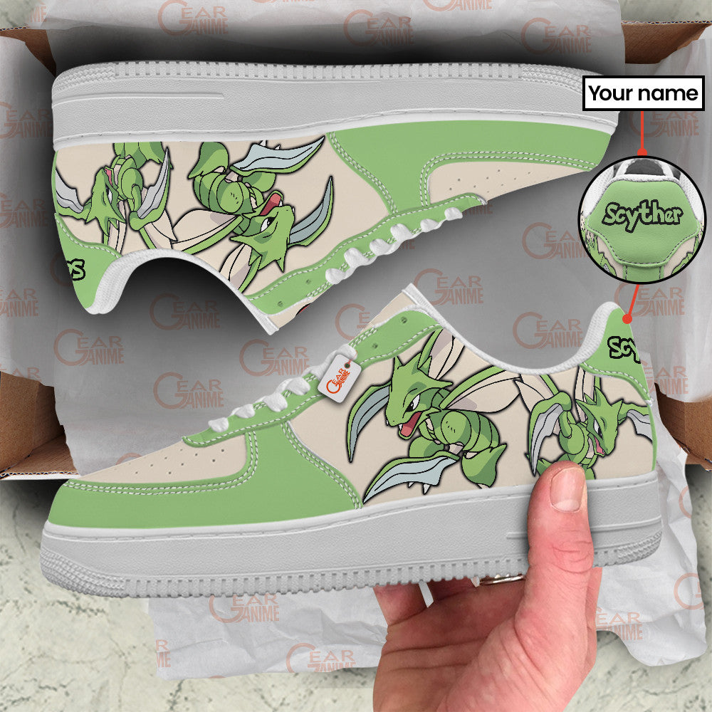 Scyther Personalized Low-Top Sneakers