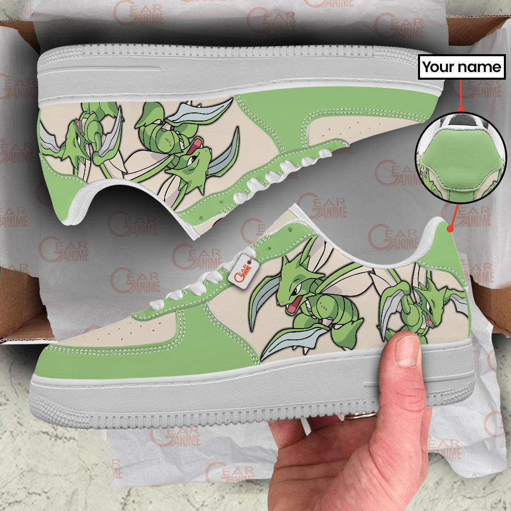 Scyther Personalized Low-Top Sneakers