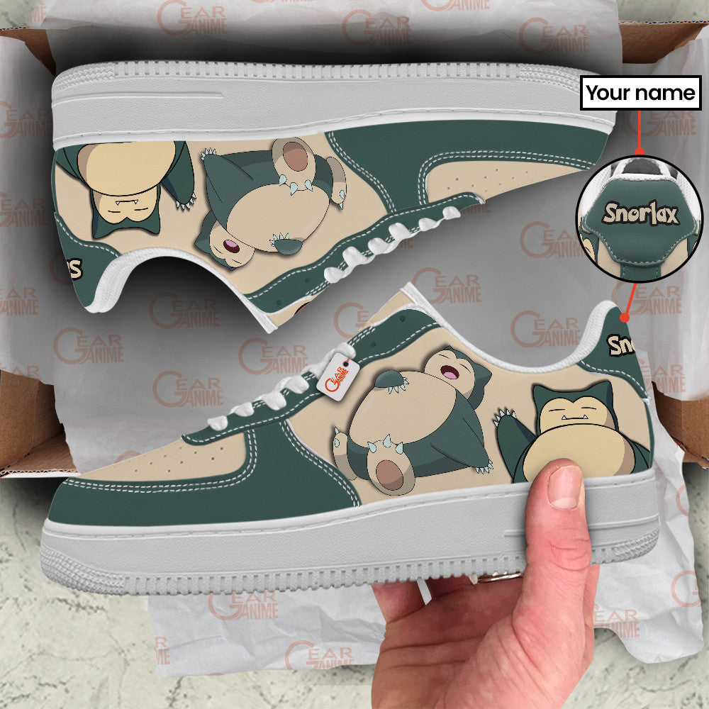 Snorlax Personalized Low-Top Sneakers