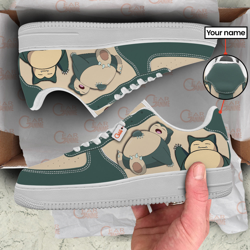 Snorlax Personalized Low-Top Sneakers