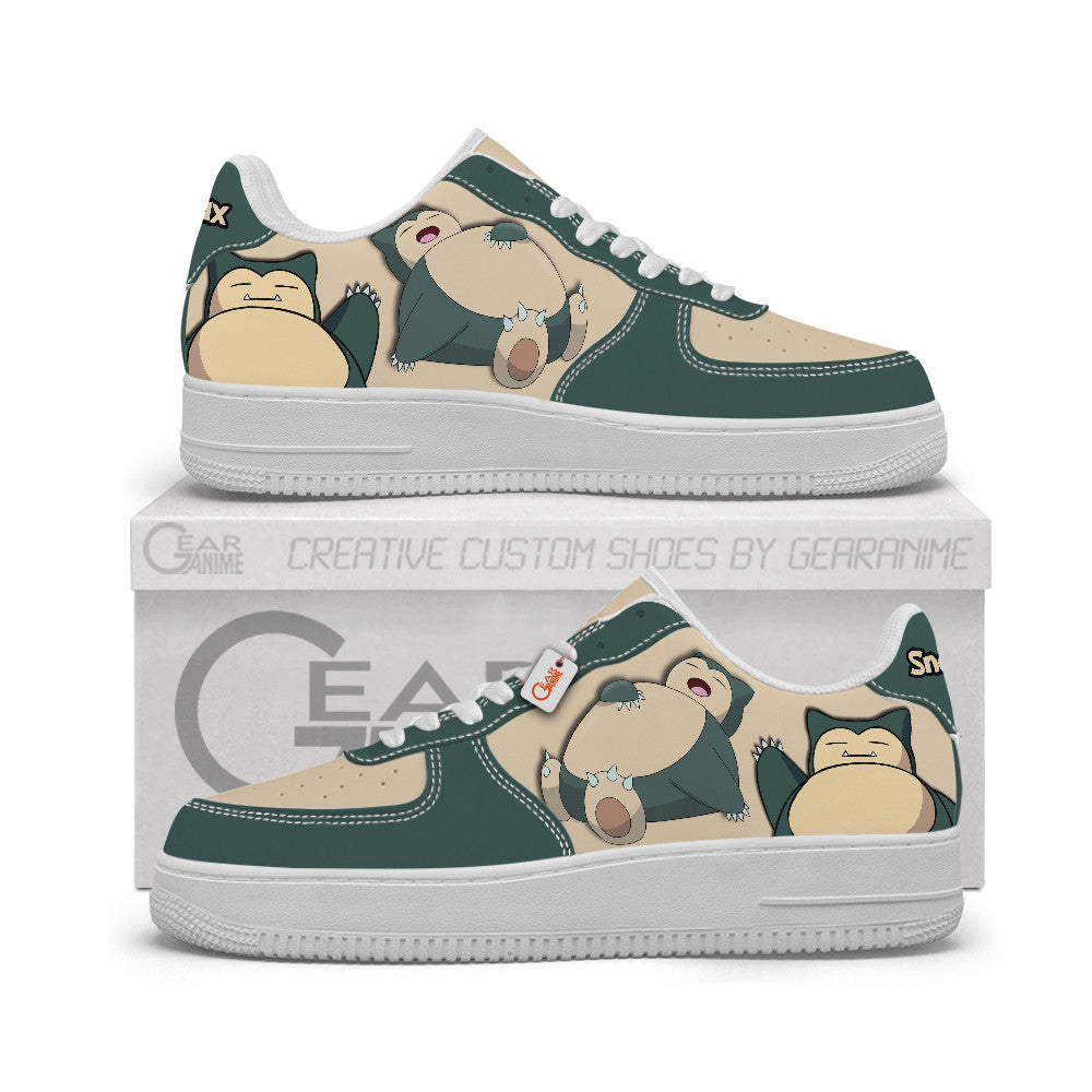 Snorlax Personalized Low-Top Sneakers
