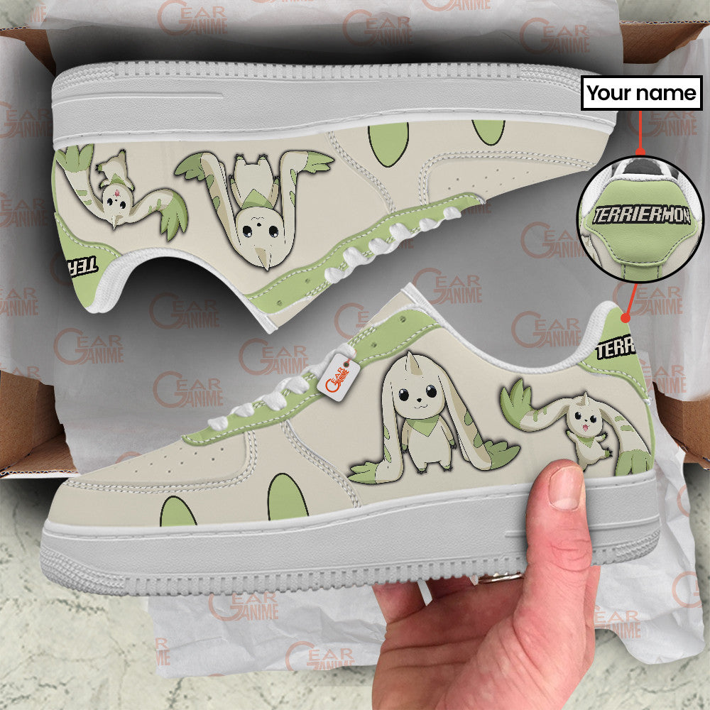 Terriermon Personalized Low-Top Sneakers