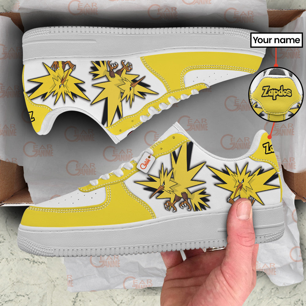 Zapdos Personalized Low-Top Sneakers