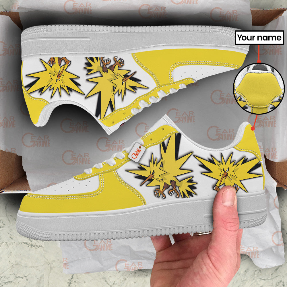 Zapdos Personalized Low-Top Sneakers