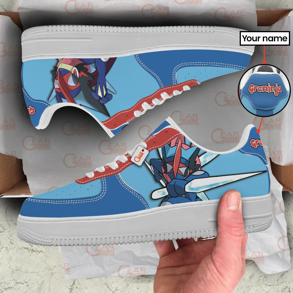 Greninja Personalized Low-Top Sneakers