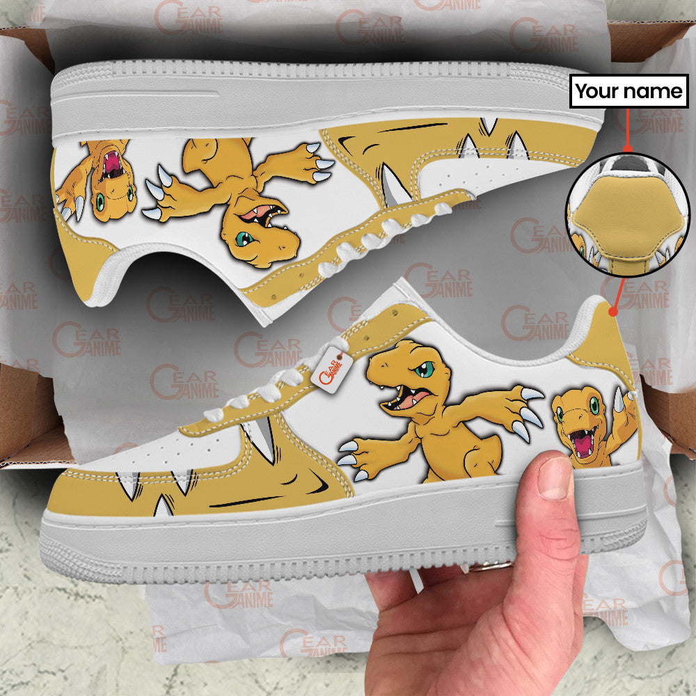 Agumon Personalized Low-Top Sneakers