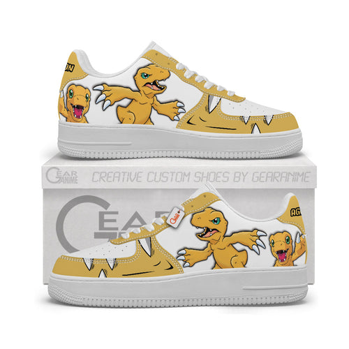 Agumon Personalized Low-Top Sneakers