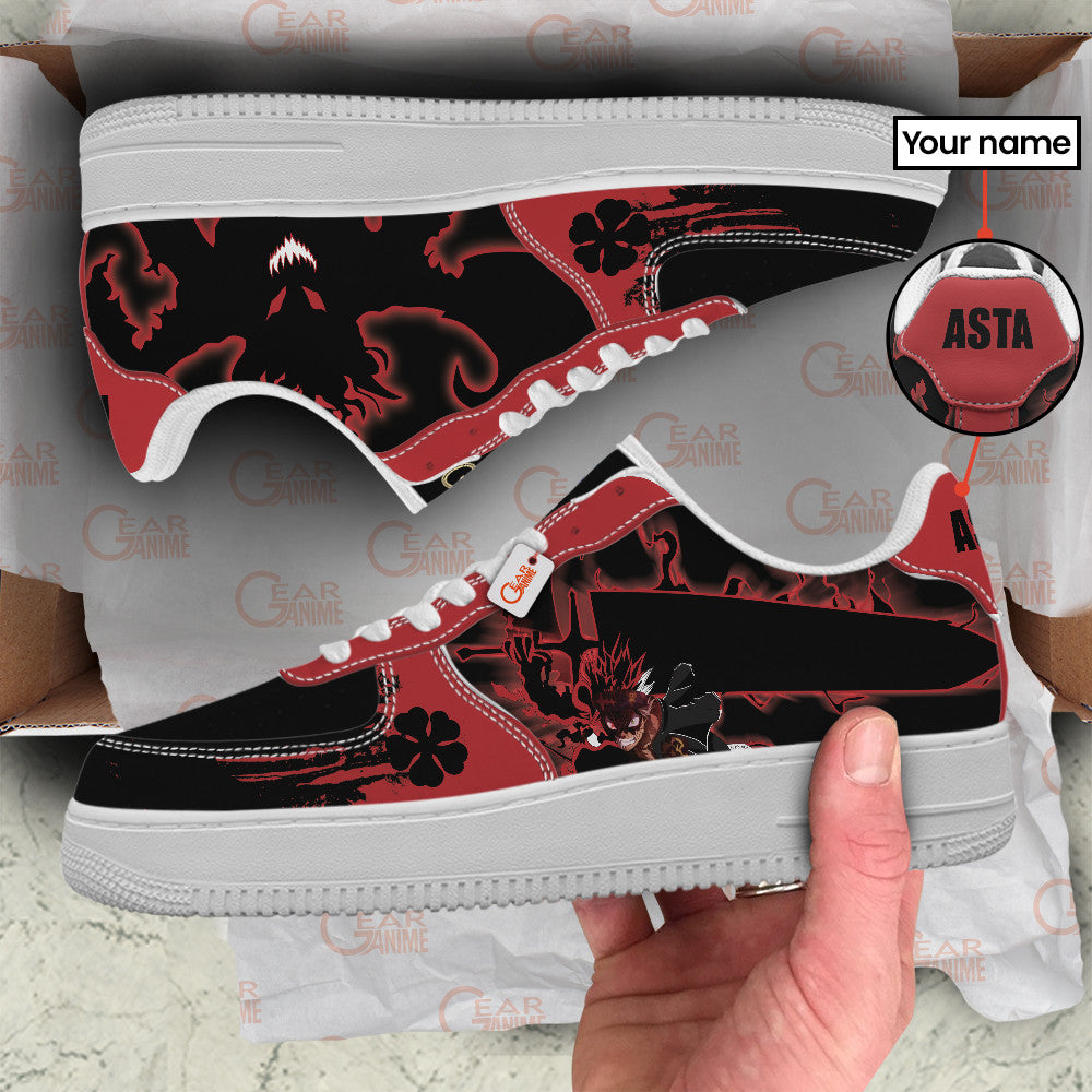 Asta Demon Form Personalized Low-Top Sneakers