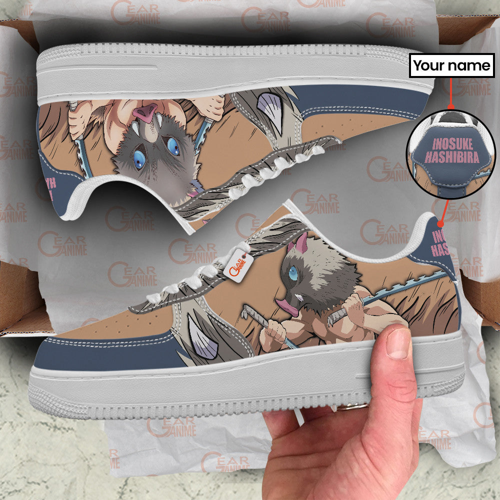 Inosuke Hashibira Personalized Low-Top Sneakers