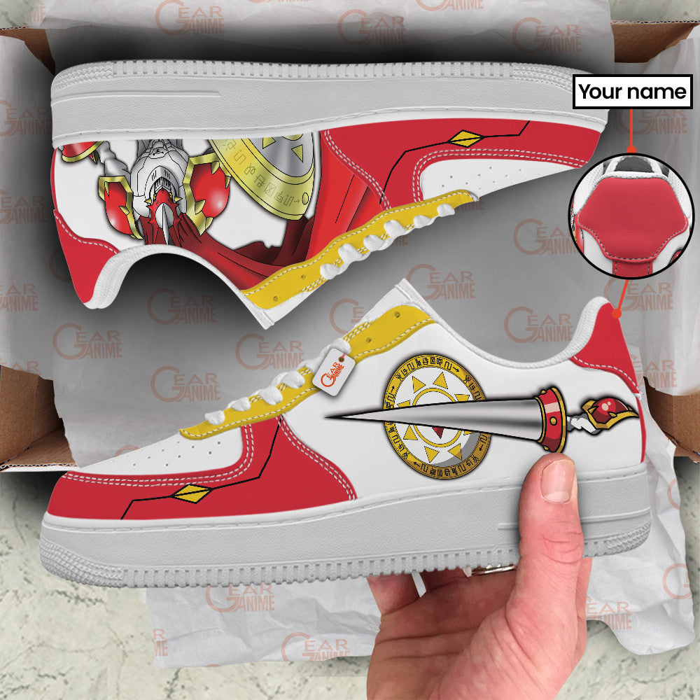 Gallantmon Personalized Low-Top Sneakers