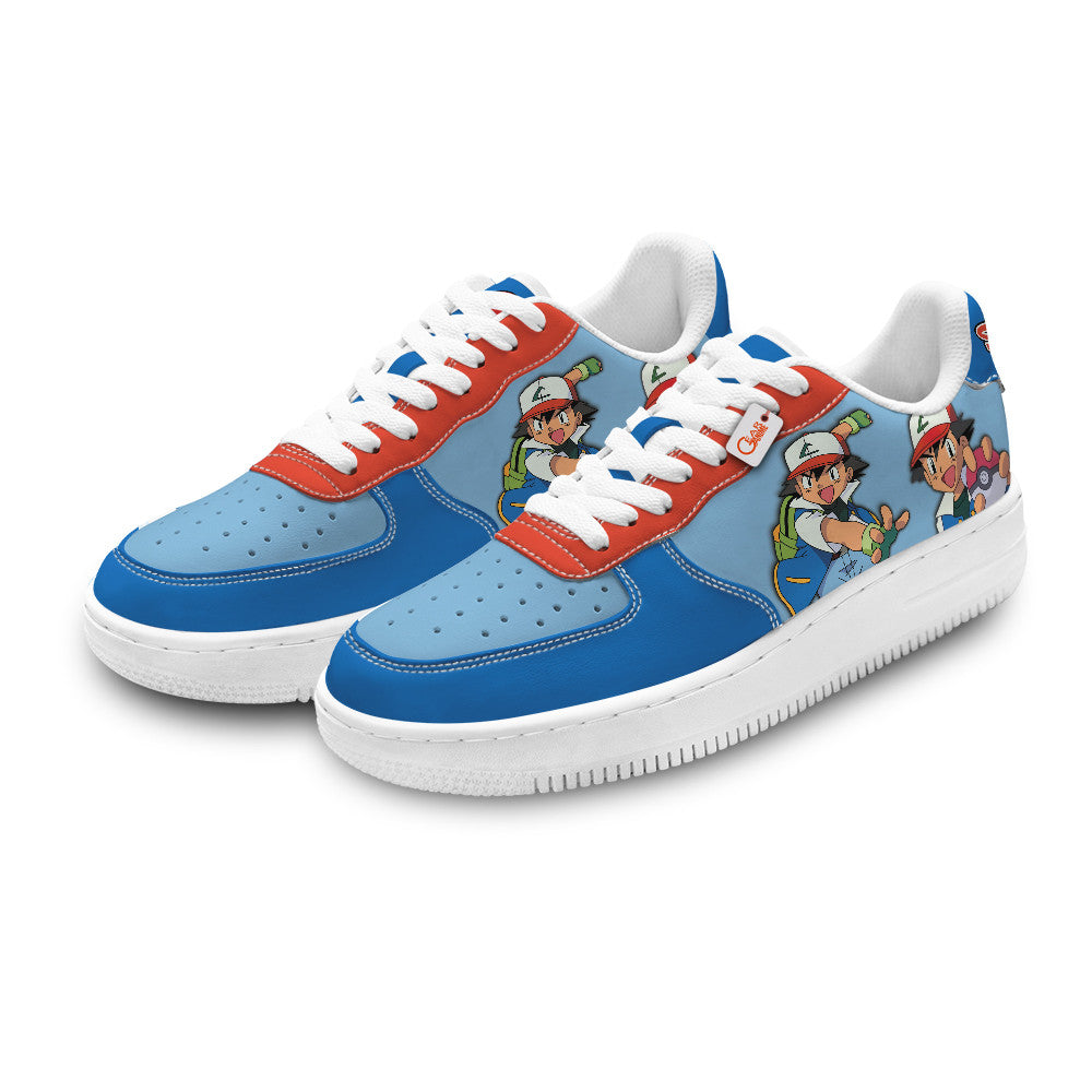 Ash Ketchum Satoshi Personalized Low-Top Sneakers