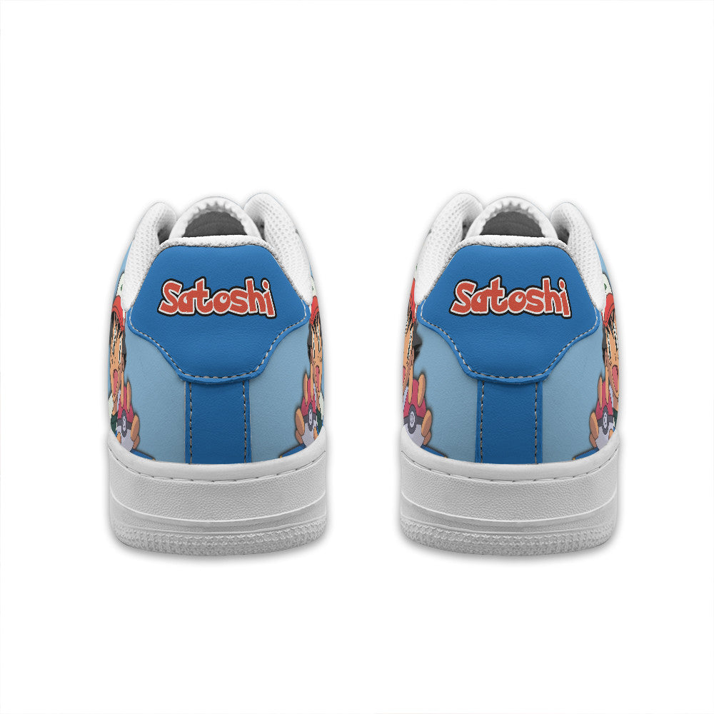 Ash Ketchum Satoshi Personalized Low-Top Sneakers
