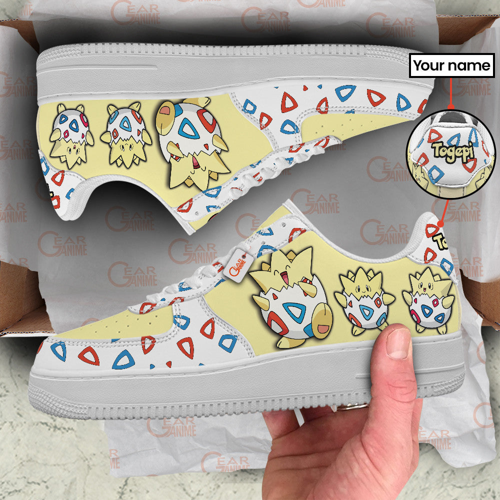 Togepi Personalized Low-Top Sneakers