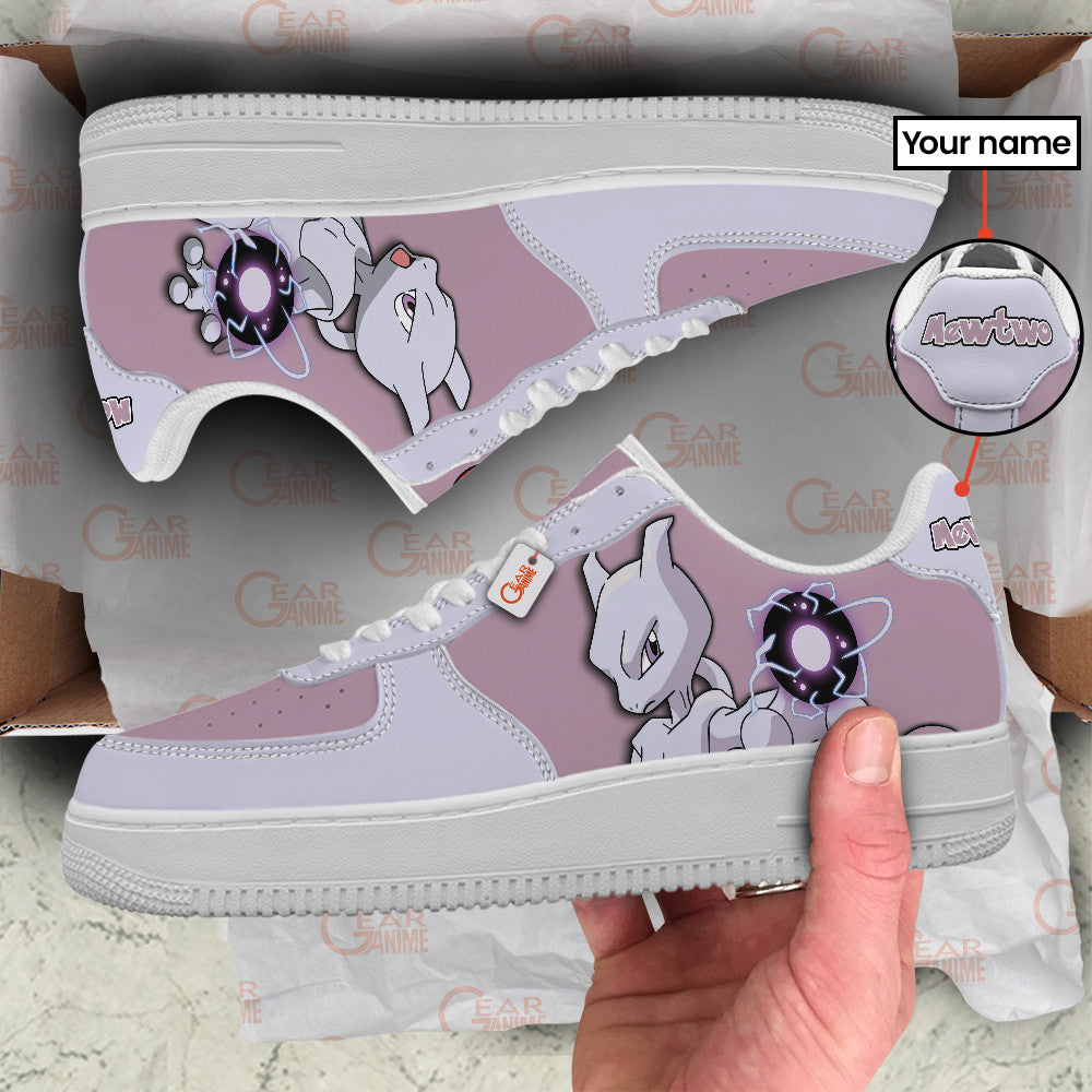 Mewtwo Personalized Low-Top Sneakers