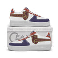 Black Crimson Lion Personalized Low-Top Sneakers
