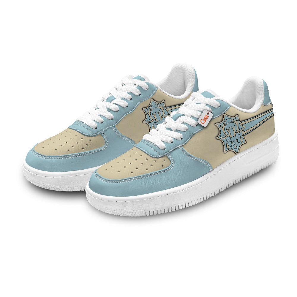Aqua Deer Personalized Low-Top Sneakers