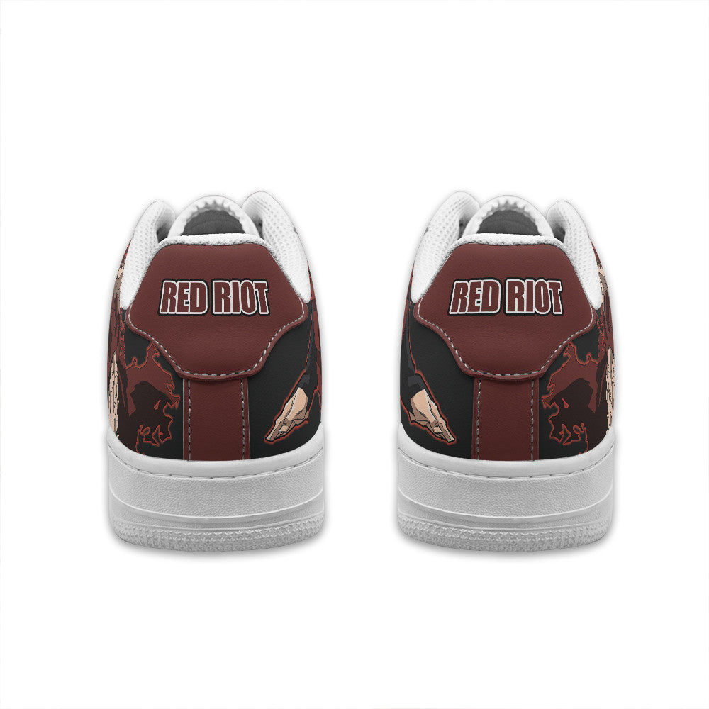 Eijiro Kirishima Red Riot Personalized Low-Top Sneakers