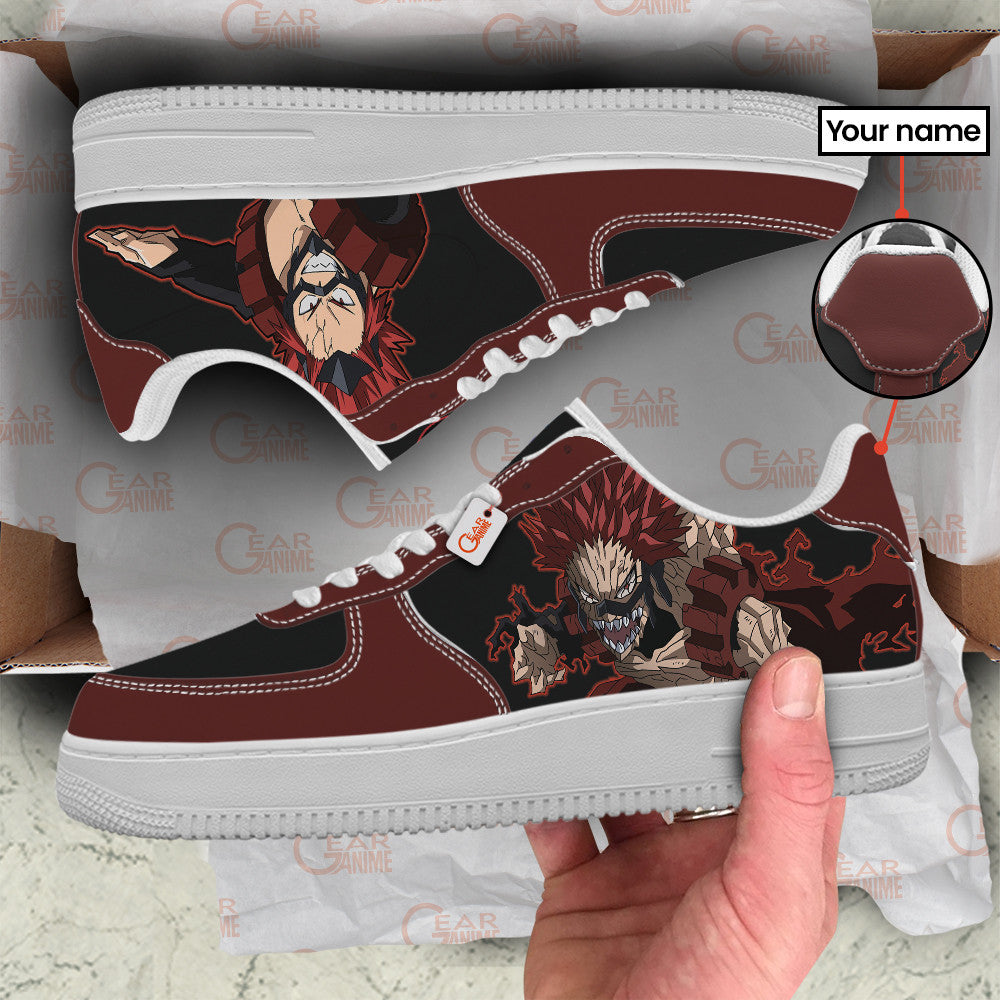 Eijiro Kirishima Red Riot Personalized Low-Top Sneakers