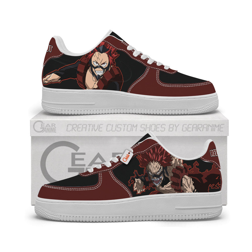 Eijiro Kirishima Red Riot Personalized Low-Top Sneakers
