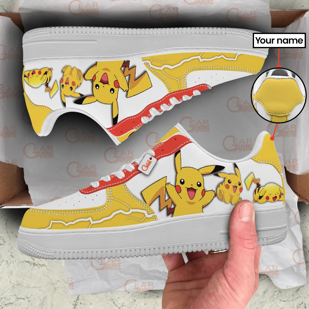 Pikachu Personalized Low-Top Sneakers