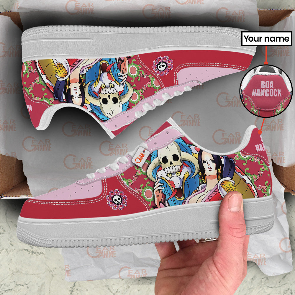 Boa Hancock Personalized Low-Top Sneakers