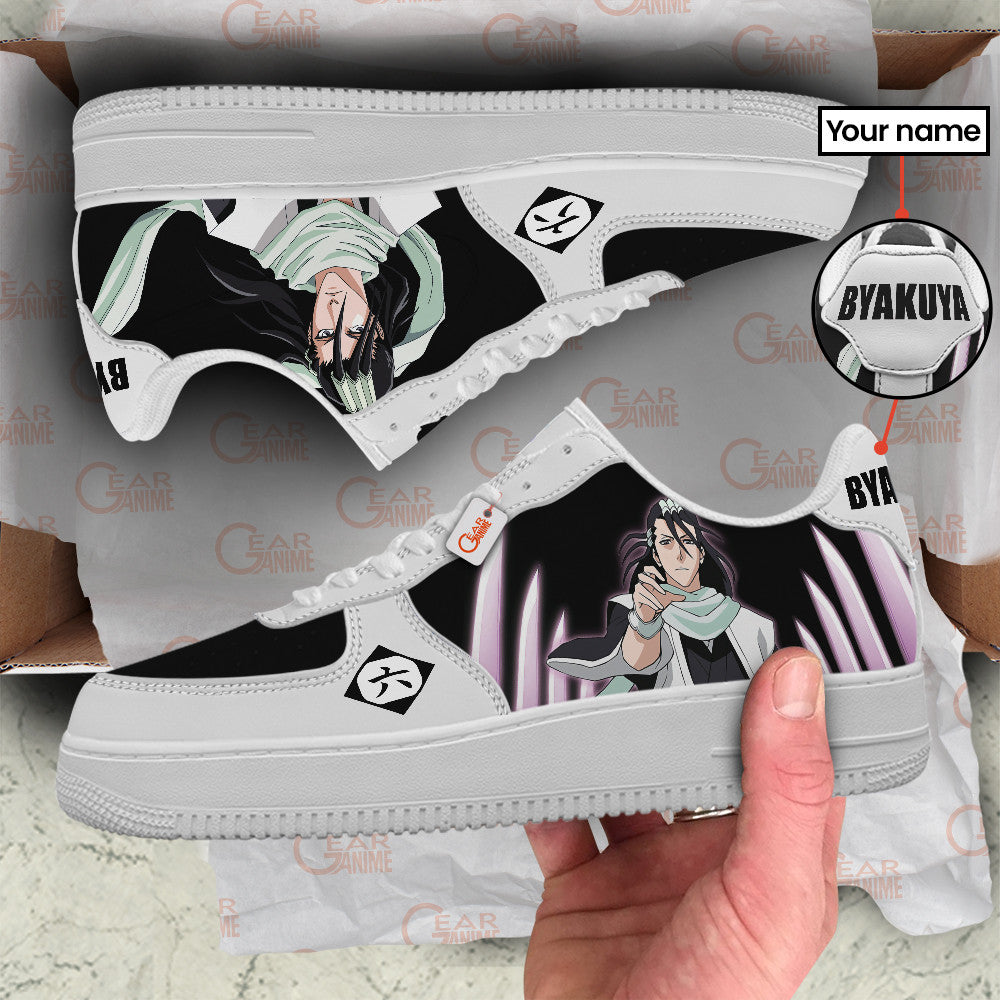 Byakuya Kuchiki Personalized Low-Top Sneakers