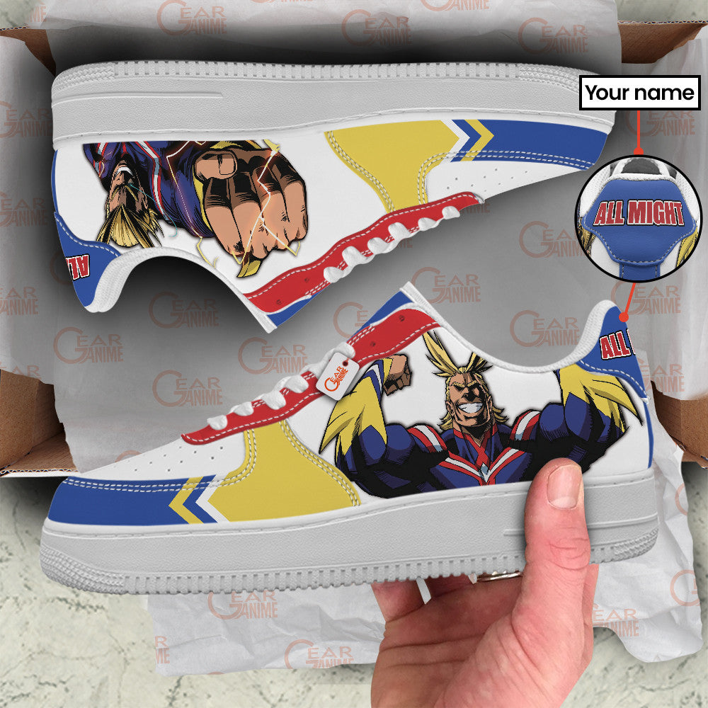 Yagi All Might Personalized Low-Top Sneakers