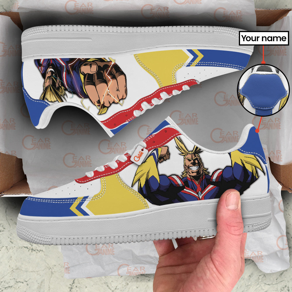 Yagi All Might Personalized Low-Top Sneakers