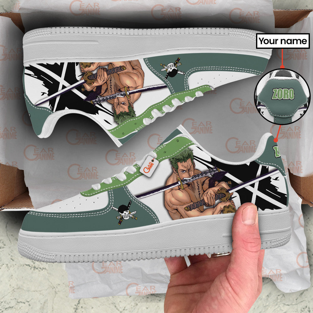Roronoa Zoro Personalized Low-Top Sneakers