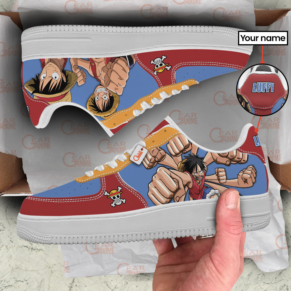 Monkey D. Luffy Personalized Low-Top Sneakers
