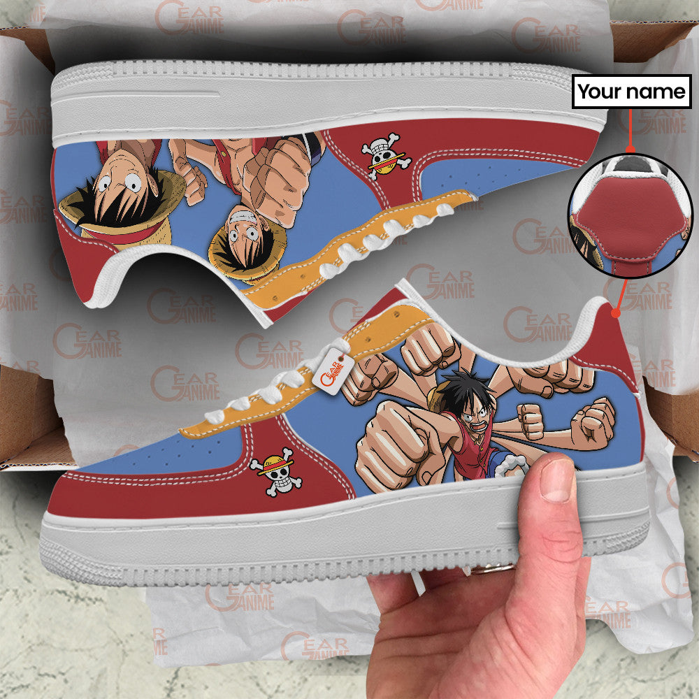 Monkey D. Luffy Personalized Low-Top Sneakers