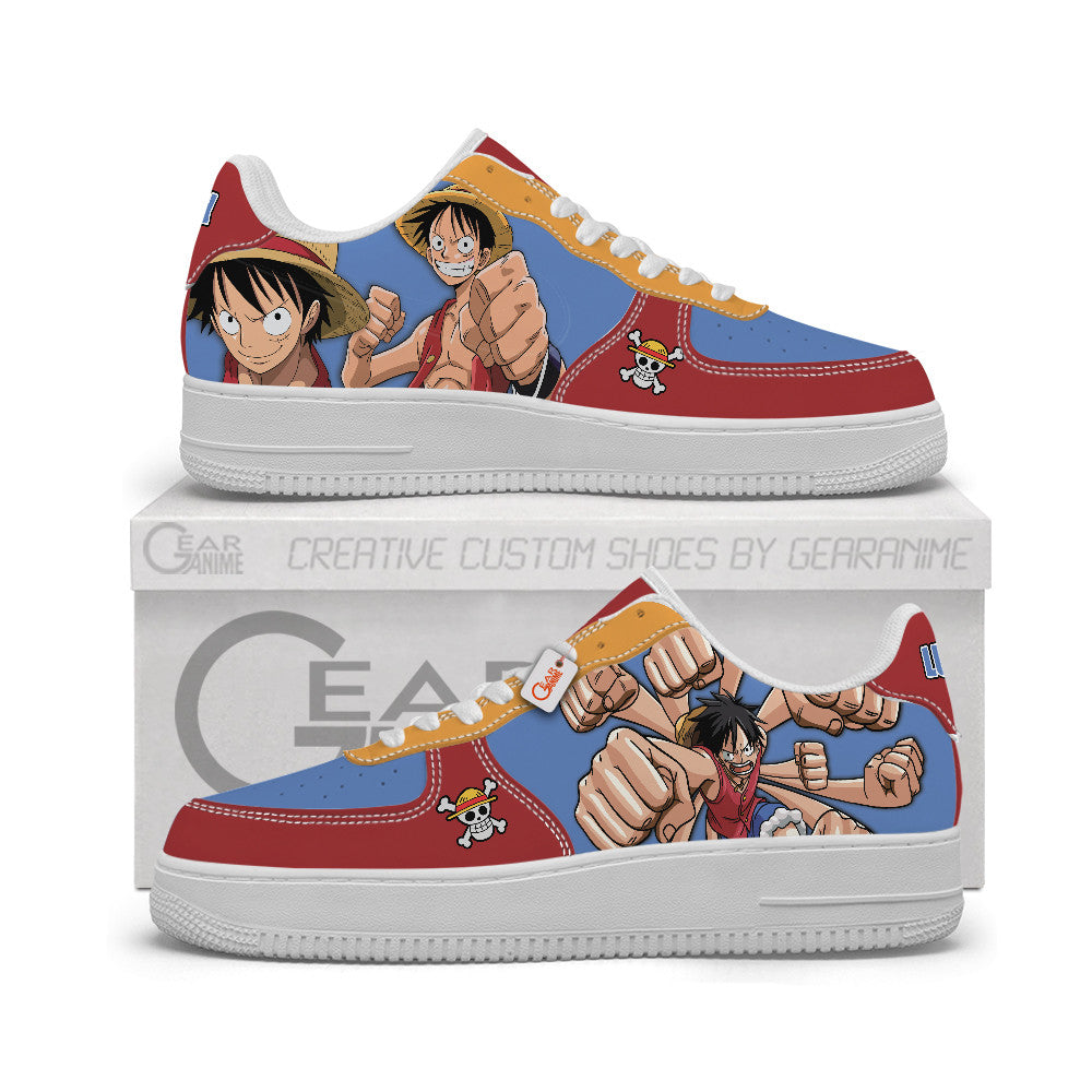 Monkey D. Luffy Personalized Low-Top Sneakers
