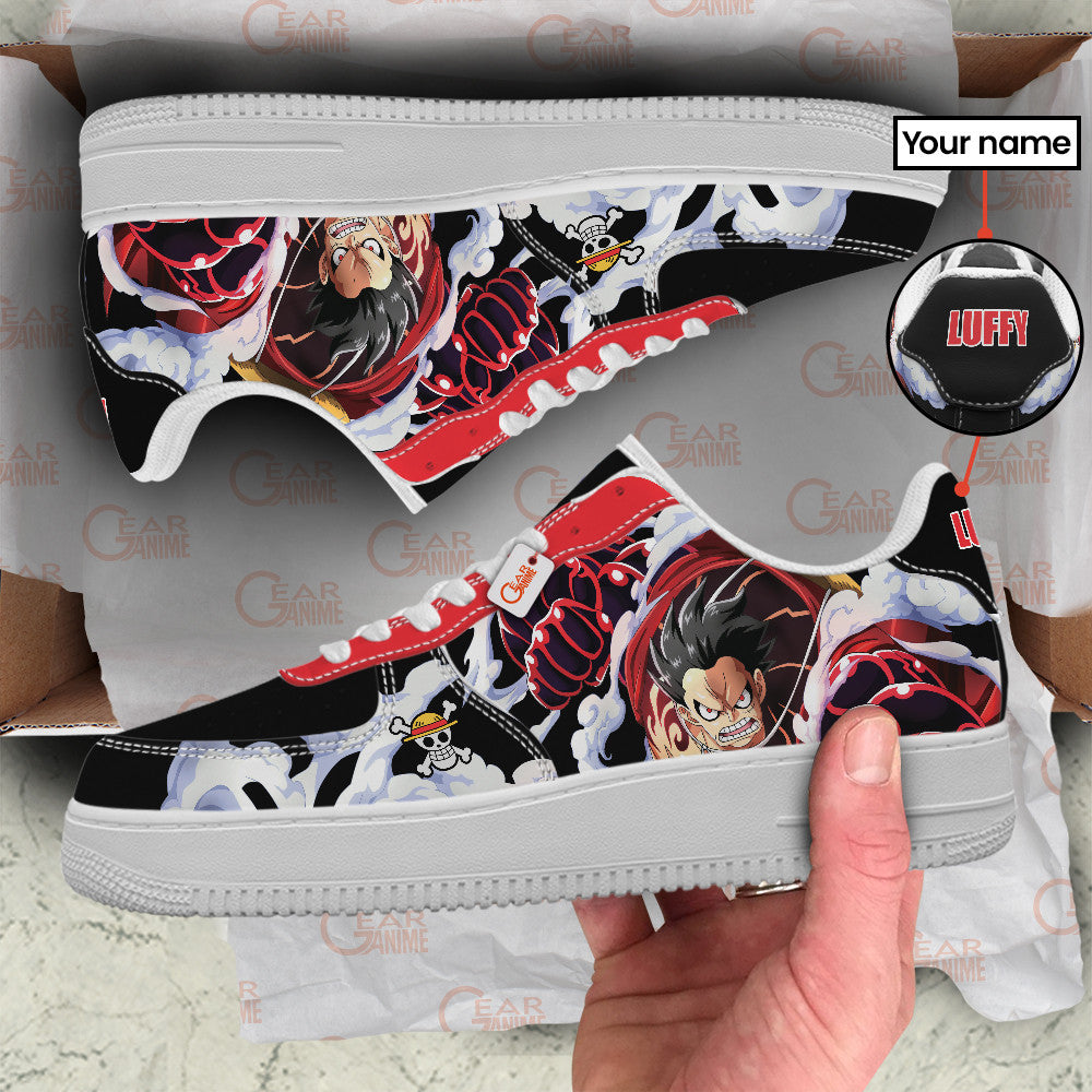Monkey D. Luffy Gear 4 Personalized Low-Top Sneakers