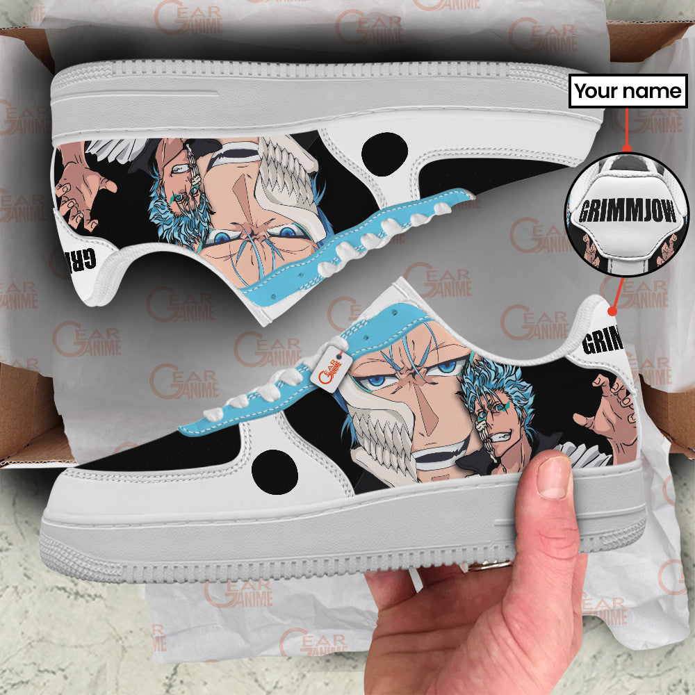 Grimmjow Jaegerjaquez Personalized Low-Top Sneakers