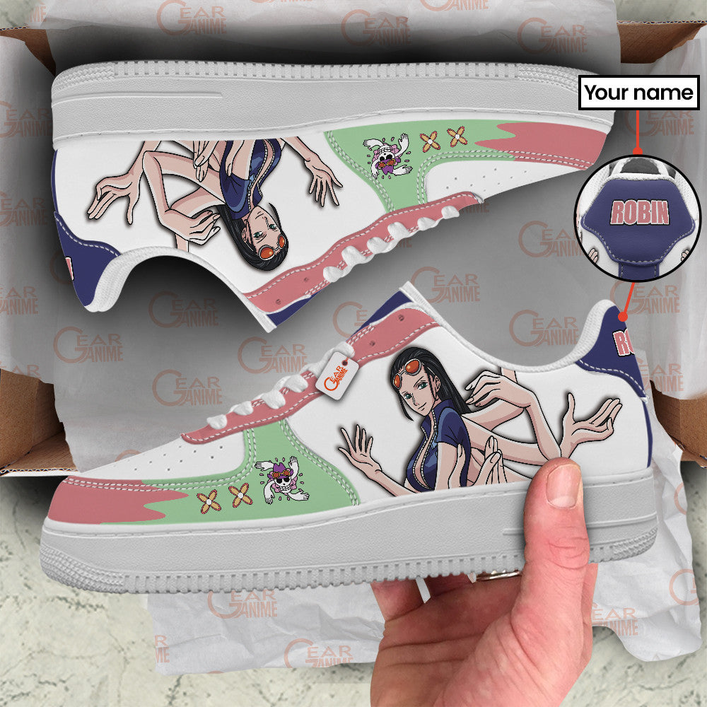 Nico Robin Personalized Low-Top Sneakers