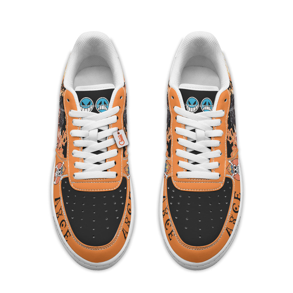 Portgas D. Ace Personalized Low-Top Sneakers
