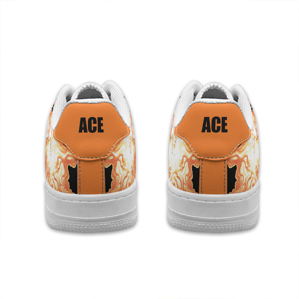 Portgas D. Ace Personalized Low-Top Sneakers