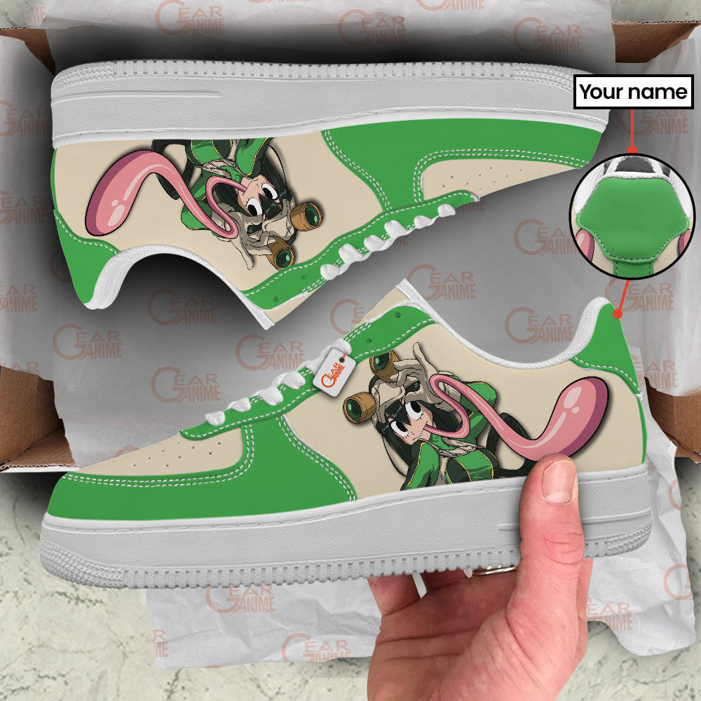 Tsuyu Asui Froppy Personalized Low-Top Sneakers