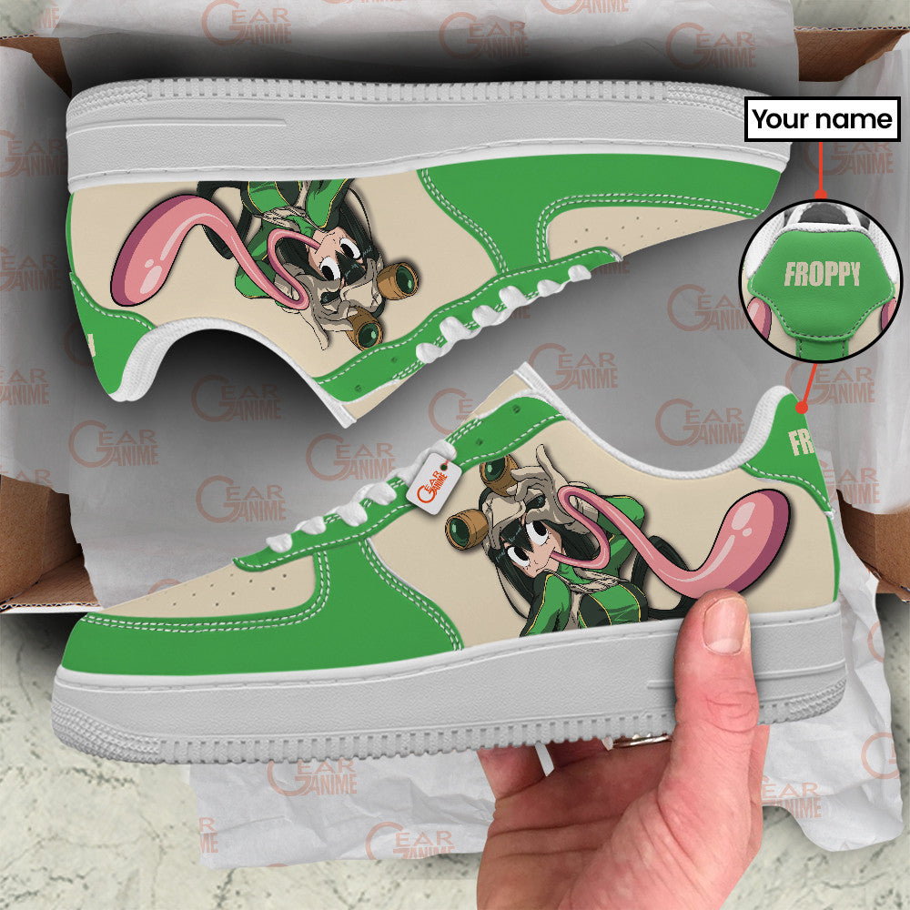 Tsuyu Asui Froppy Personalized Low-Top Sneakers