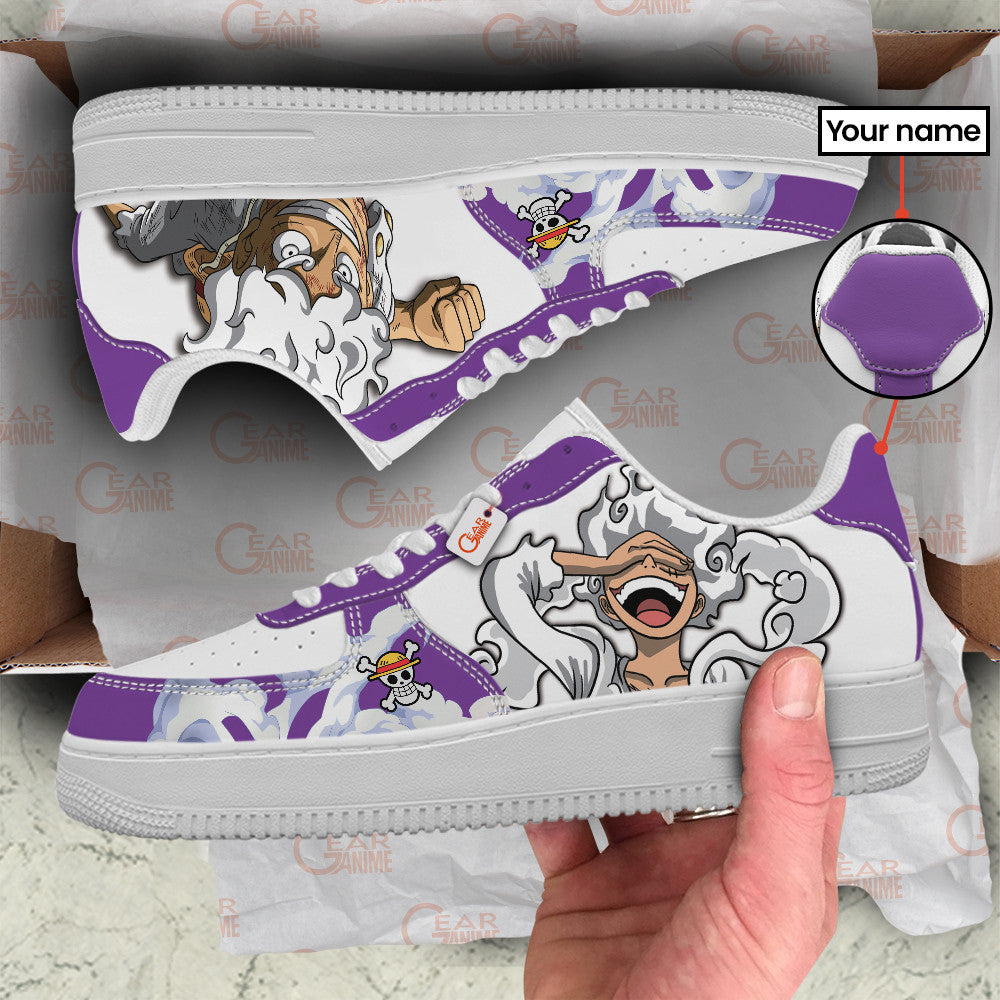 Monkey D. Luffy Gear 5 Personalized Low-Top Sneakers