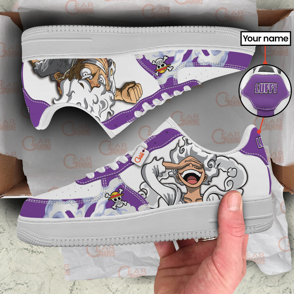 Monkey D. Luffy Gear 5 Personalized Low-Top Sneakers