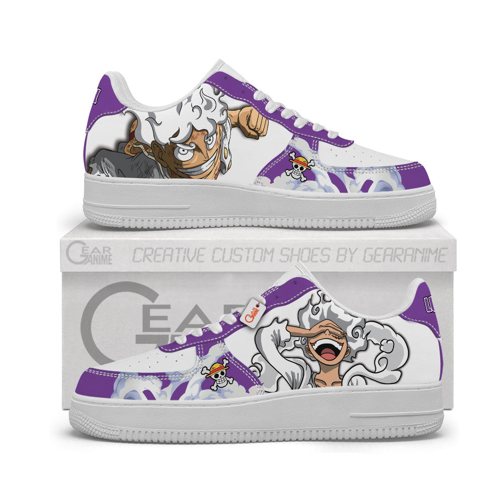 Monkey D. Luffy Gear 5 Personalized Low-Top Sneakers