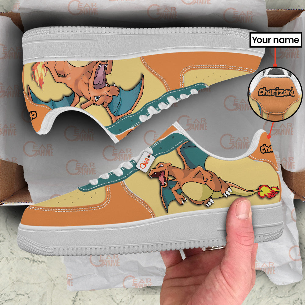 Charizard Personalized Low-Top Sneakers