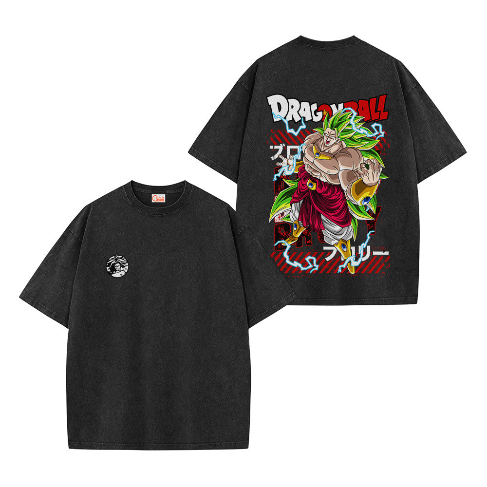 Dragon Ball Broly Legendary Super Saiyan Vintage Washed T-Shirt