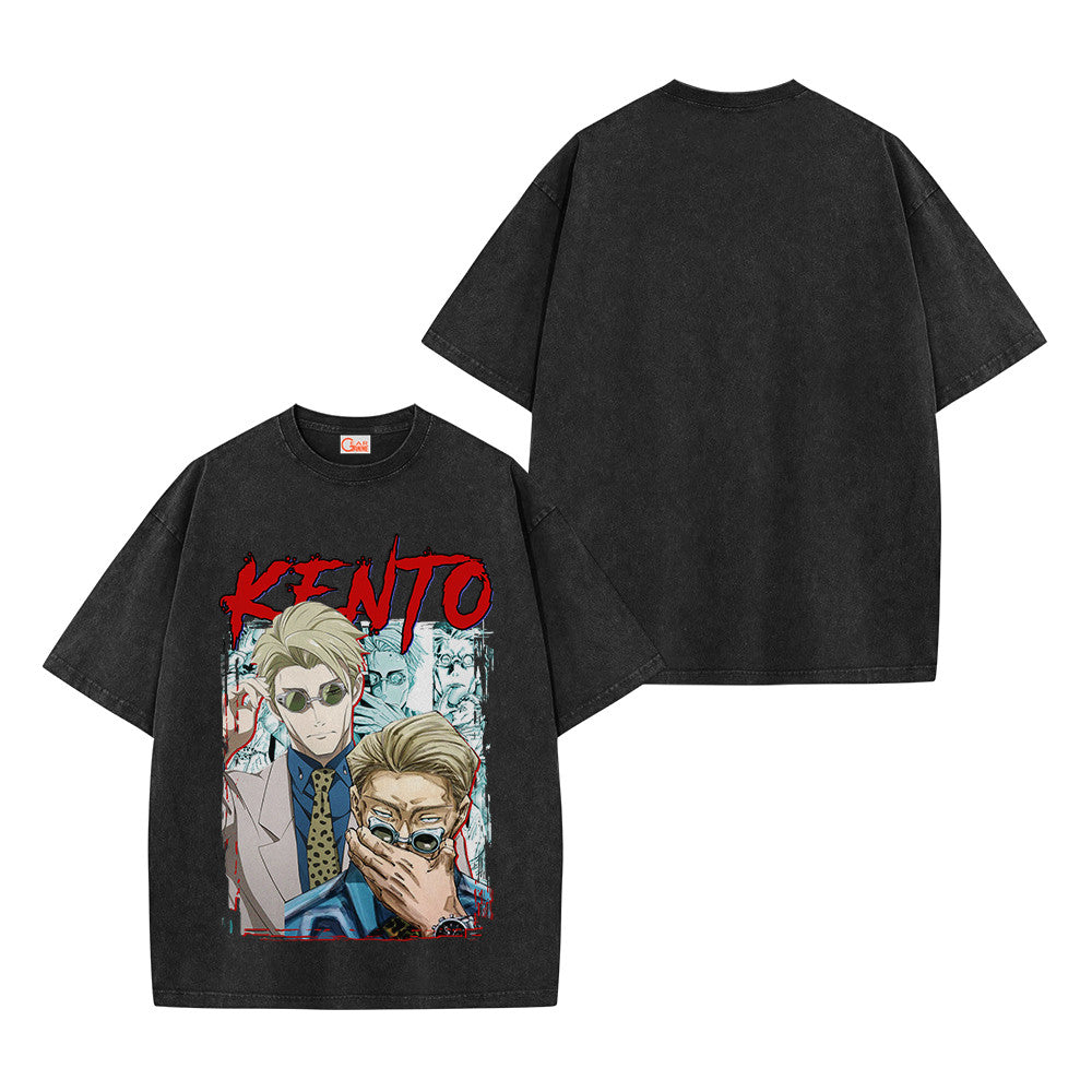 Jujutsu Kaisen Kento Nanami Vintage Washed T-Shirt